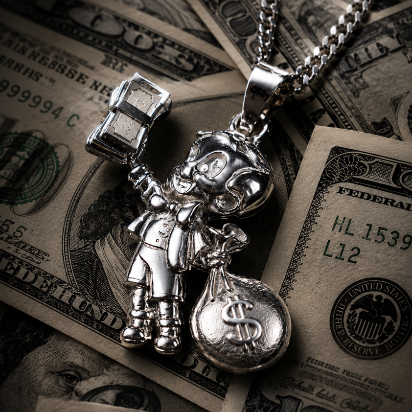 Ricky Ricón Pendant en Plata .925 — Dije Premium 3 cm
